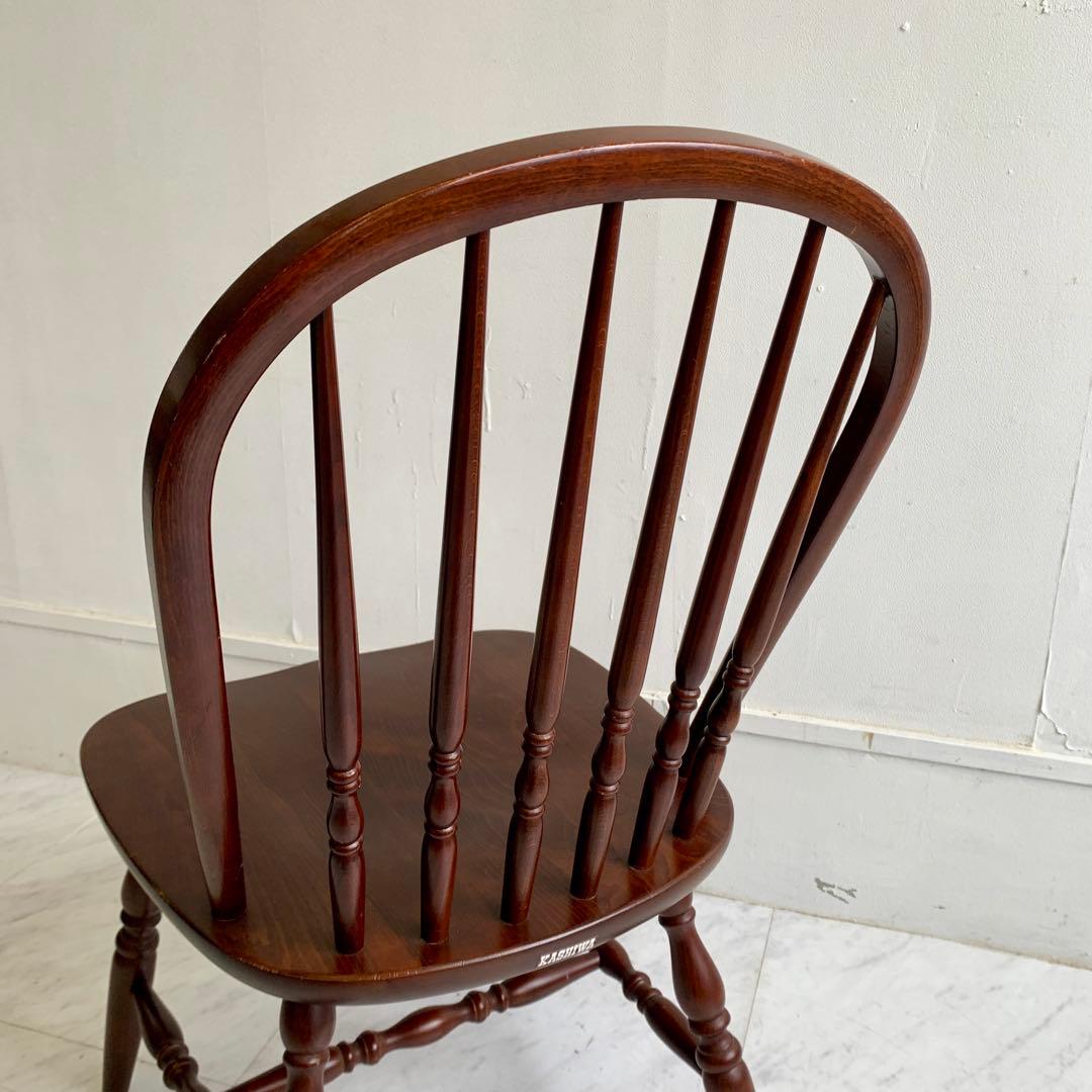【柏木工】ウィンザーチェア／ダイニングチェア／飛騨家具 ③