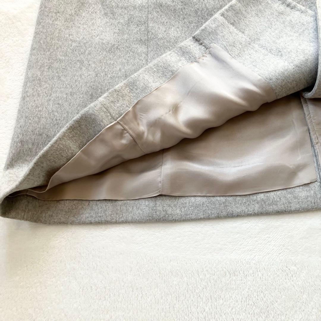 23区 ニジュウサンク ロロピアーナ ウールコート ラクーンファー 48