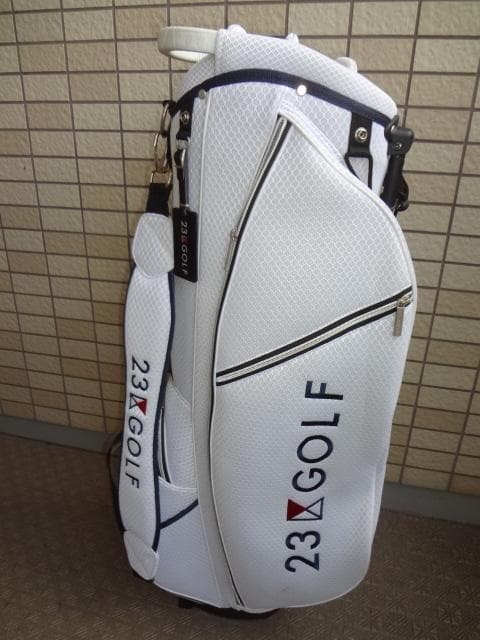 安藤様23区ゴルフ 9型 軽量キャディバッグ USED (ネームタグ付)
