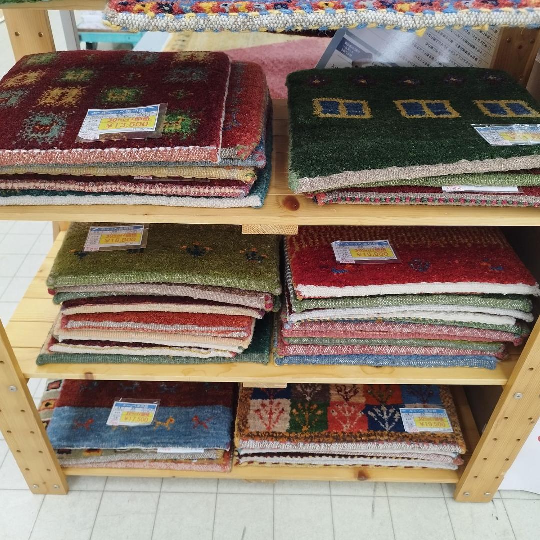 値下げ可能ミニギャベ●37×36㎝●手織●本物●新品未使用 遊牧民が紡ぐギャッベ