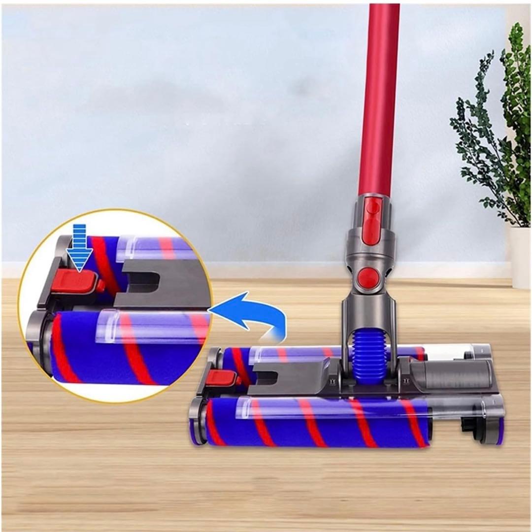 堅い床用のLEDライト付きダブルローラーブラシ付き掃除機ノズル