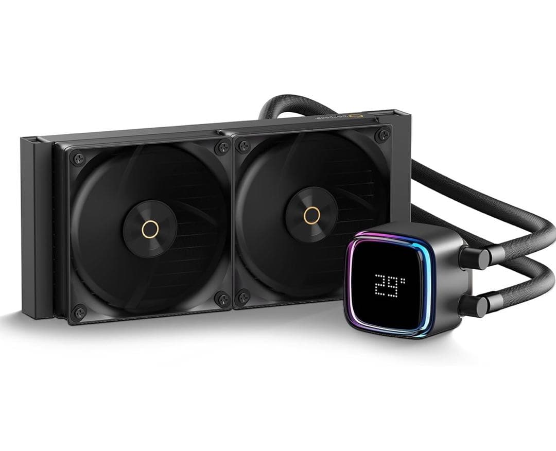 CPUクーラー 水冷 デジタルディスプレイ 240MM AIO PWMファン