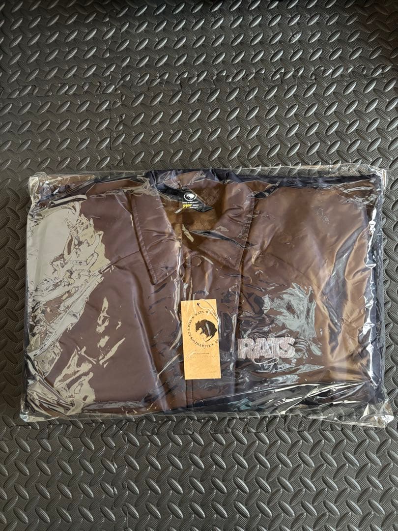 RATS ボアコーチジャケット ネイビー×グレー