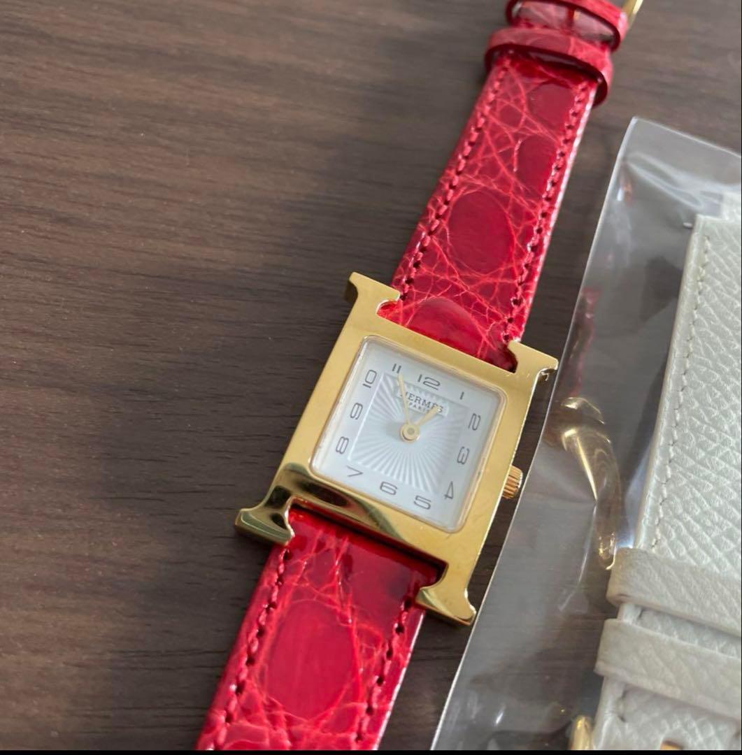 エイチウォッチ　交換用ベルト付き