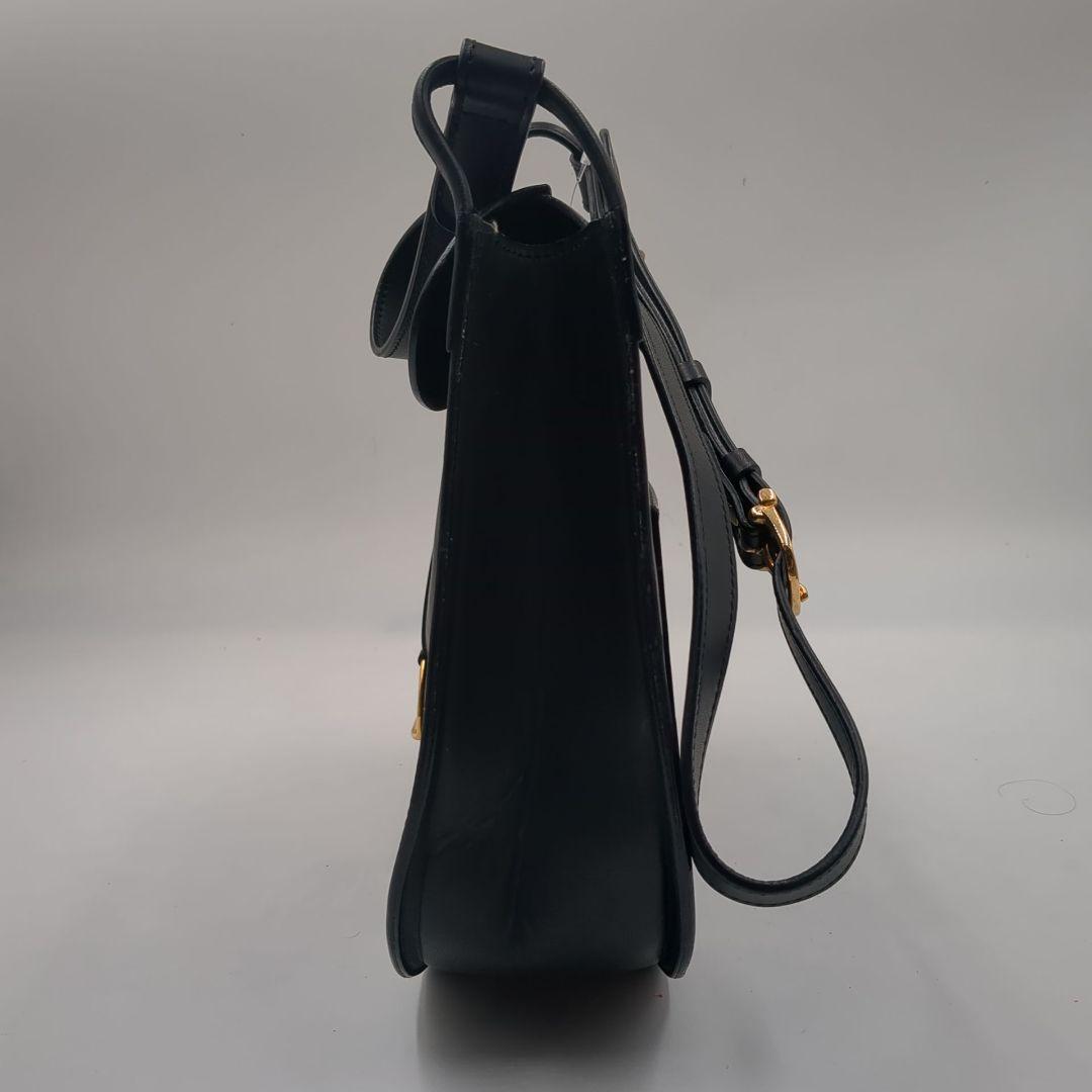 極美品 SOMES ソメス サドルバッグ ショルダーバッグ 金具 レザー