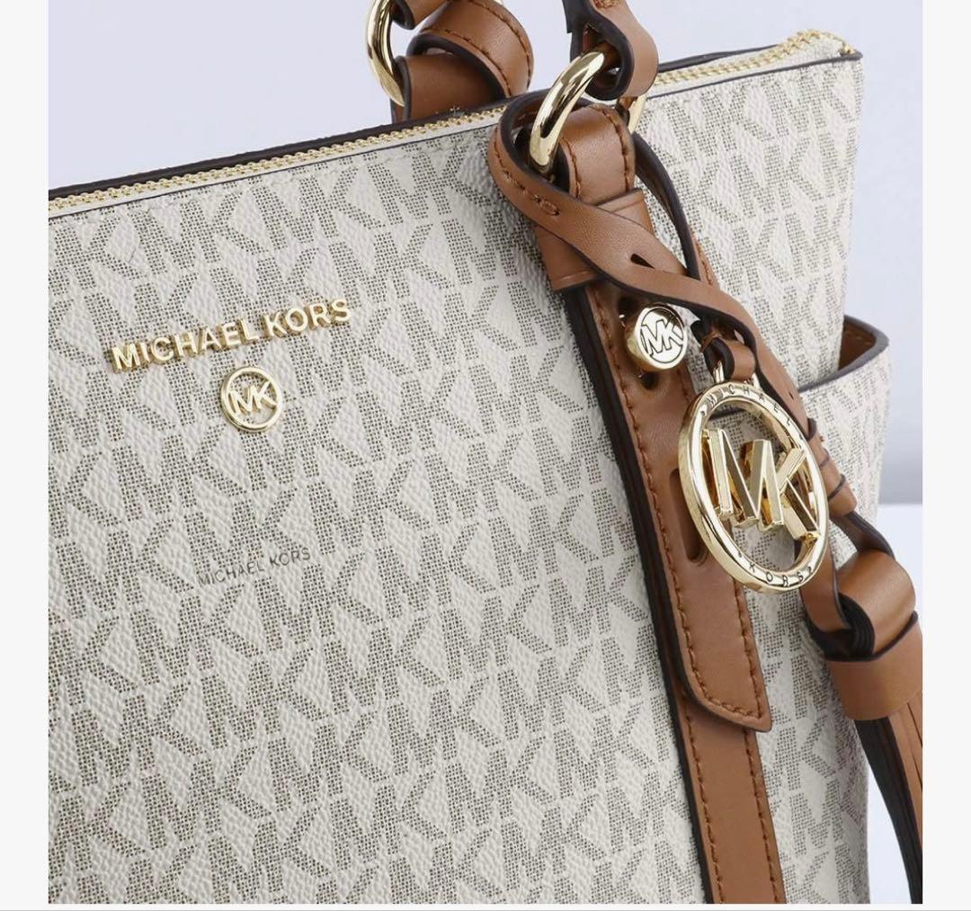 MICHAEL KORS ☆ショルダーバッグ ホワイト/ベージュ