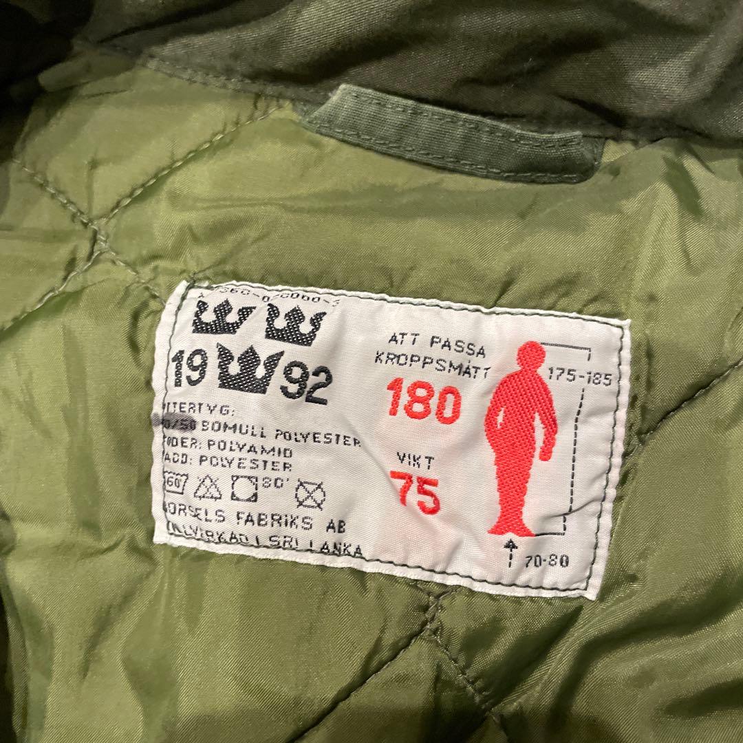 スウェーデン軍 M90コールドウェザーパーカー コート ジャケット 180/75