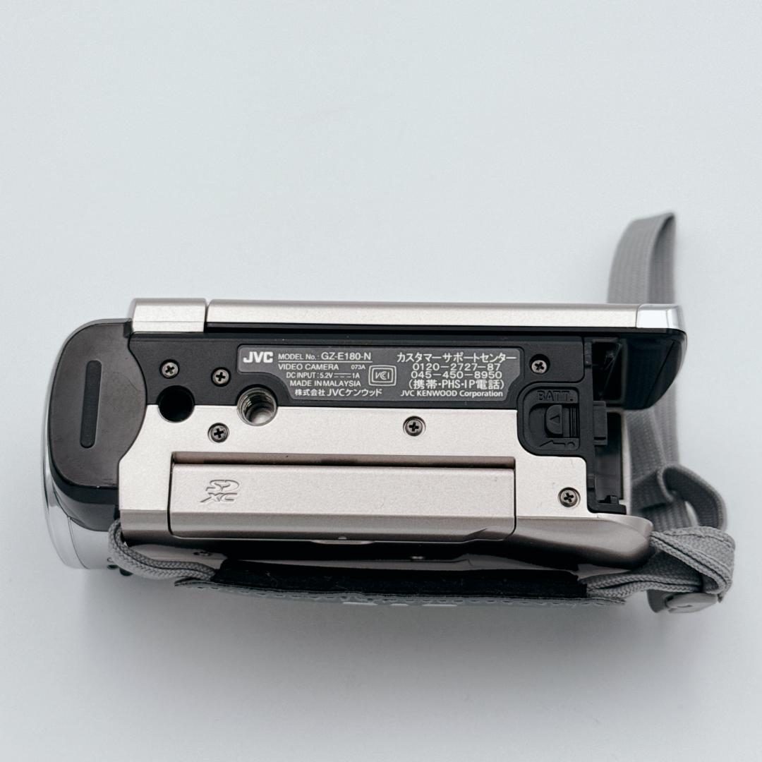【美品】JVC Everio フルハイビジョンビデオカメラ GZ-E180-N