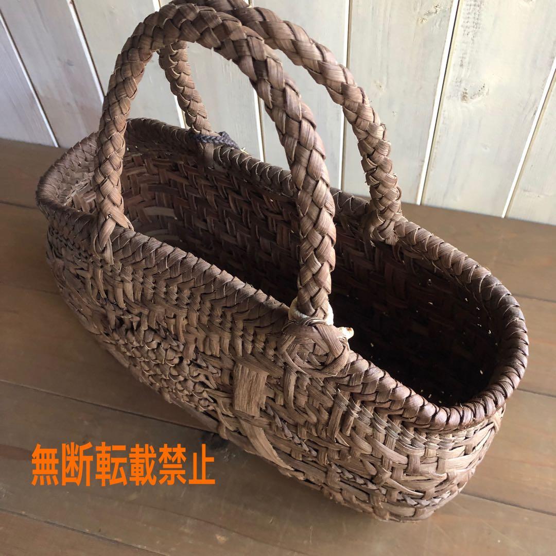 国産山葡萄カゴバック(手作り)