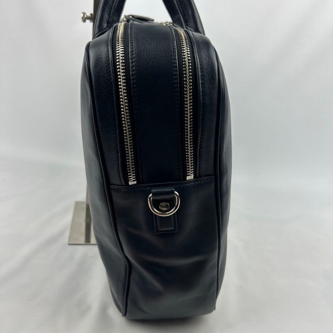 【美品】ビジネスレザーファクトリー　ビジネスバッグ　オールレザー　2way 2層