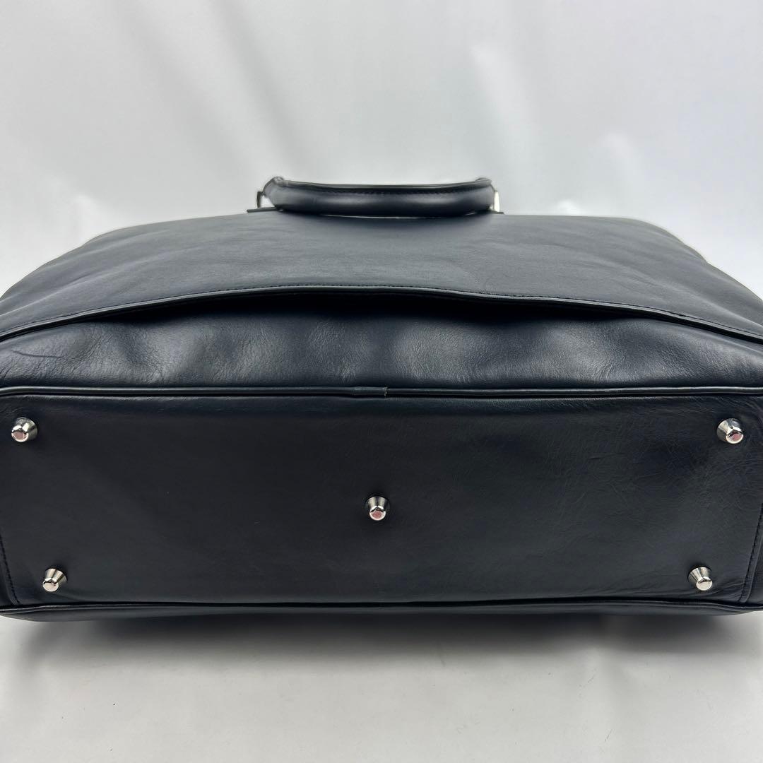 【美品】ビジネスレザーファクトリー　ビジネスバッグ　オールレザー　2way 2層