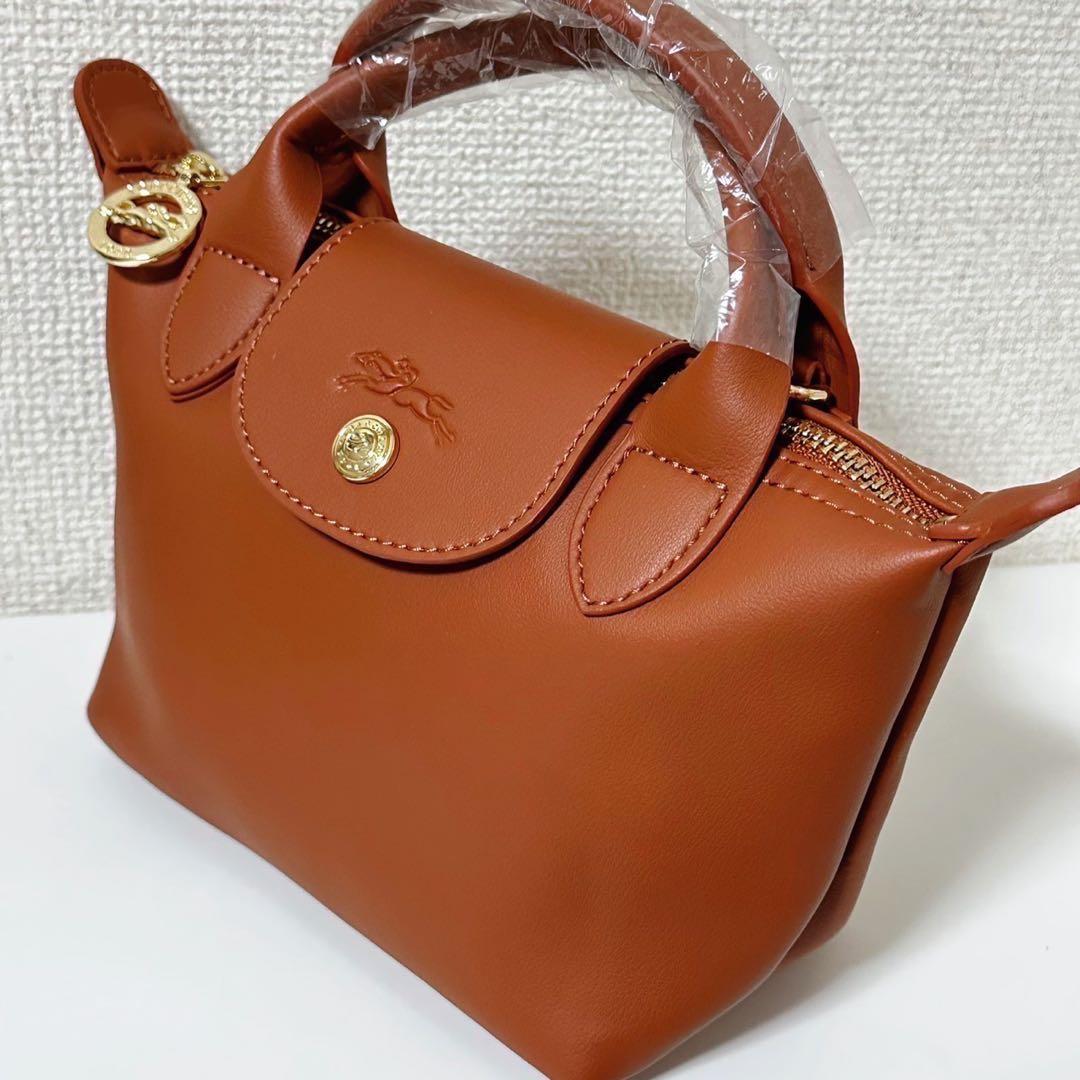 【新品】ロンシャン ルプリアージュエクストラ限定作 XSレザーブラウン