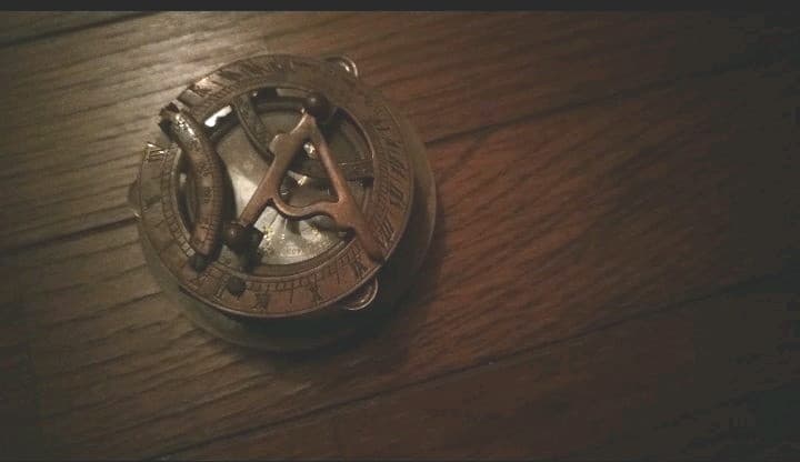 アンティーク　方位磁石　Import