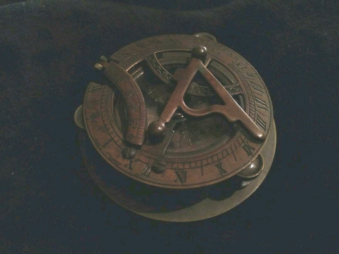 アンティーク　方位磁石　Import