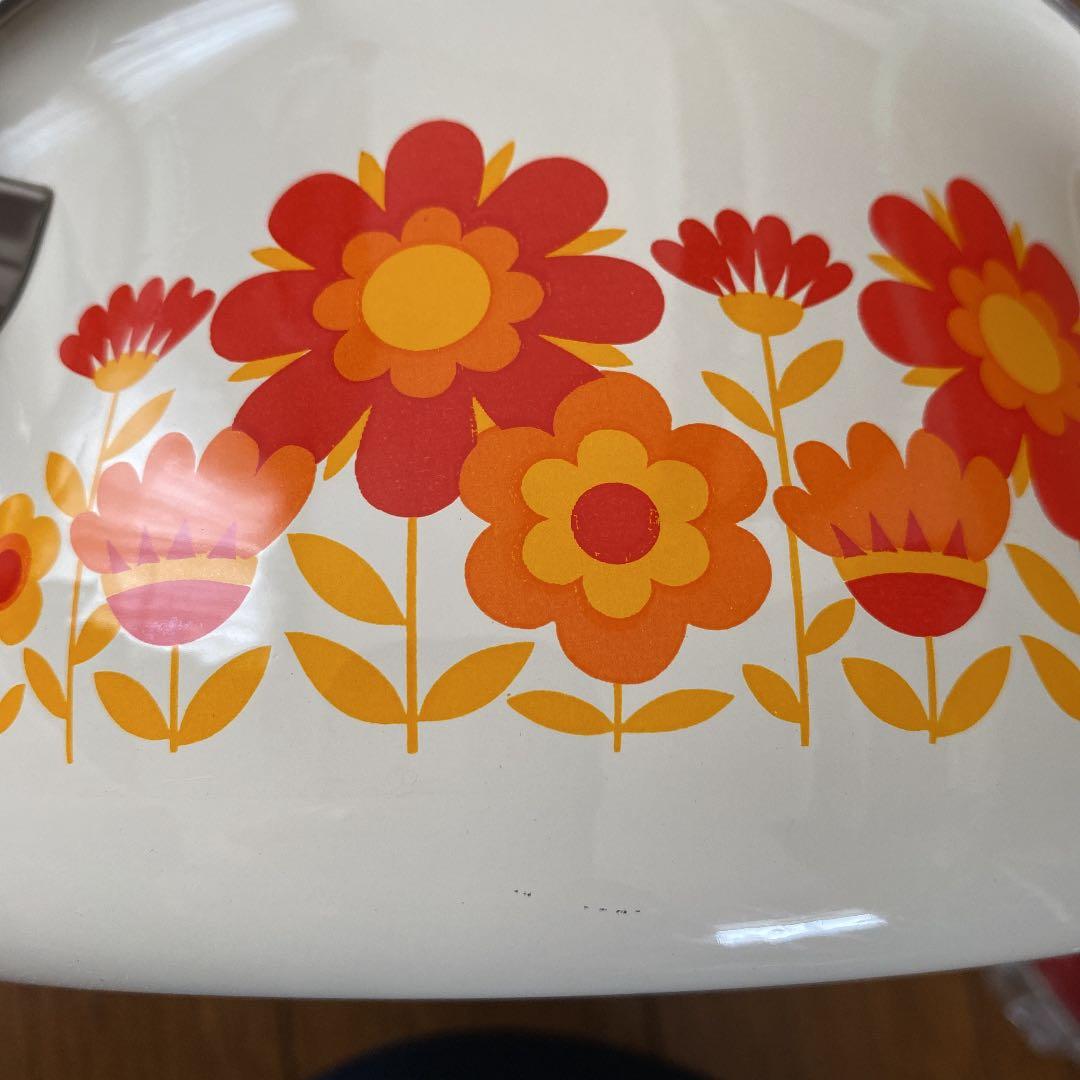 昭和レトロ ホーロー鍋