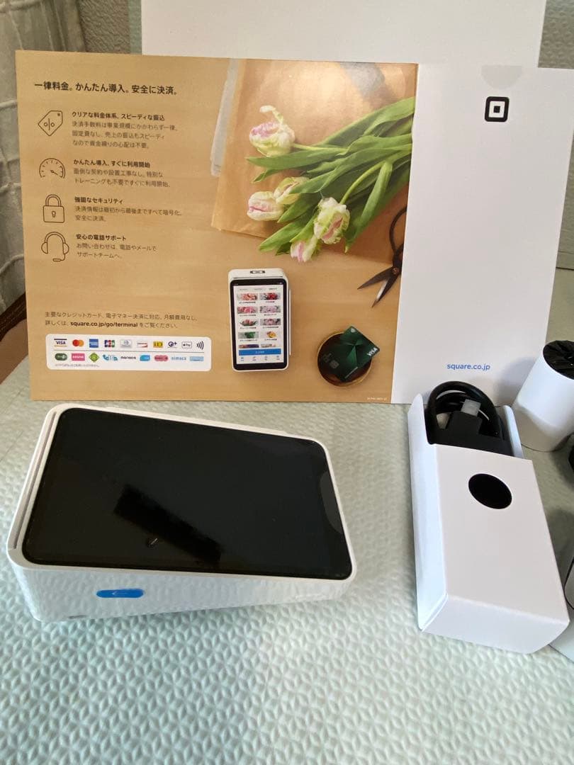新品 未使用Square ターミナル 決済端末 + レシートロール20巻セット
