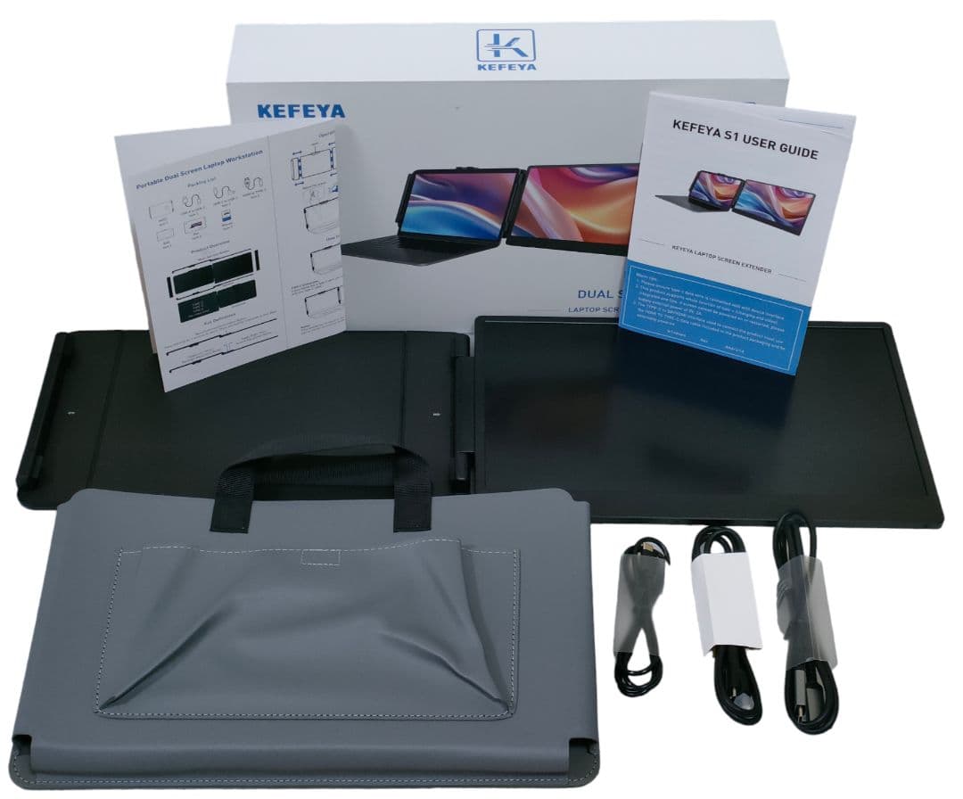 KEFEYA ノートパソコン画面エクステンダー 14インチ ポータブルモニター