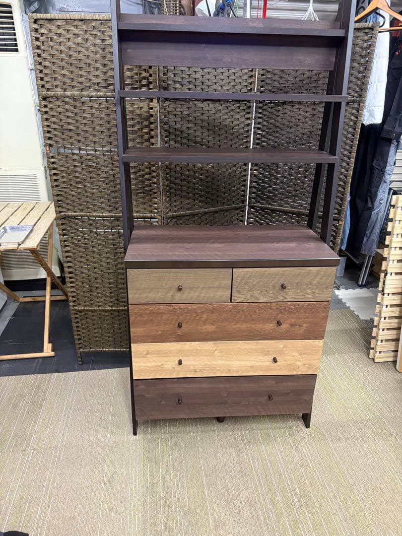 【洗浄消毒作業済】ニトリ　チェストラック　(ランダム2 80 DBR)