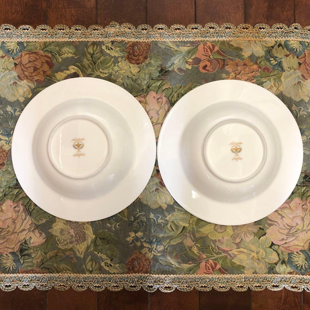 Noritakeフィッツジェラルド22cmスープ皿2枚