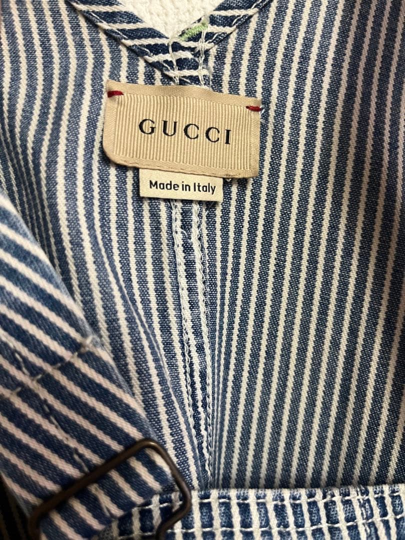 もーちゃんGUCCI ベビー オーバーオール 80 新品未使用 デニム