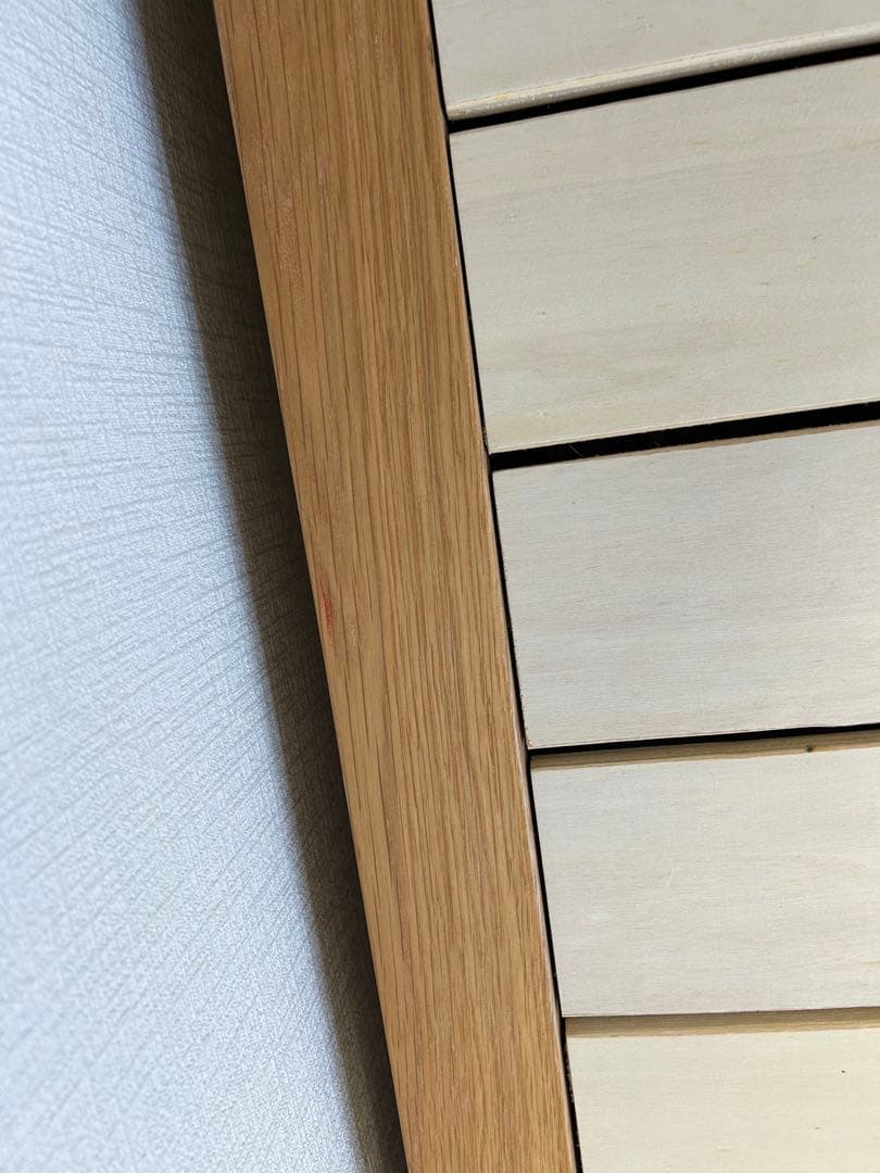 無印良品 ベッドフレーム　セミダブル　オーク　脚付き