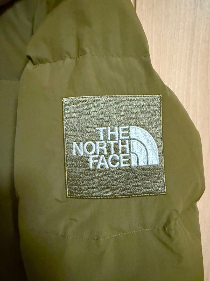 ノースフェイス ダウン L カーキ