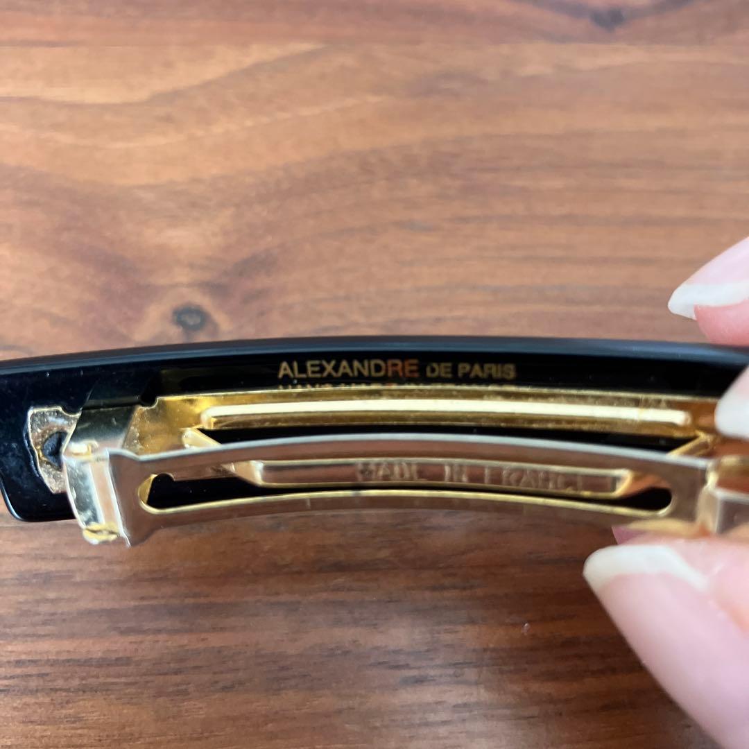 ALEXANDRE DE PARIS パールバレッタ　6センチ