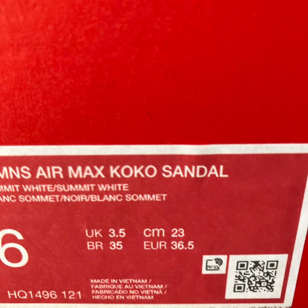 連休値下げ　NIKE AIR MAX KOKO SANDAL 23cm ホワイト