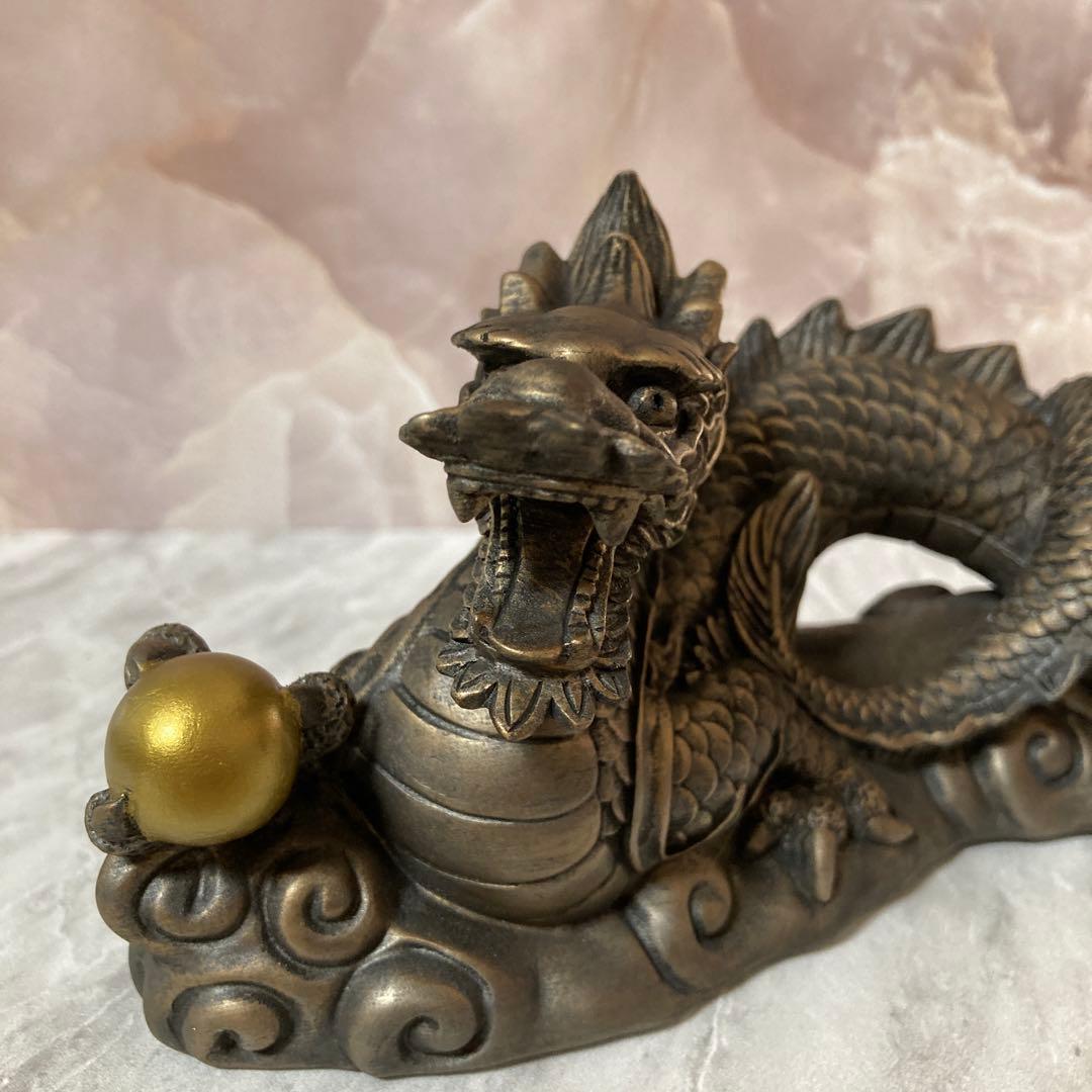 木像　金吾龍神社公認　荒波々幾龍神