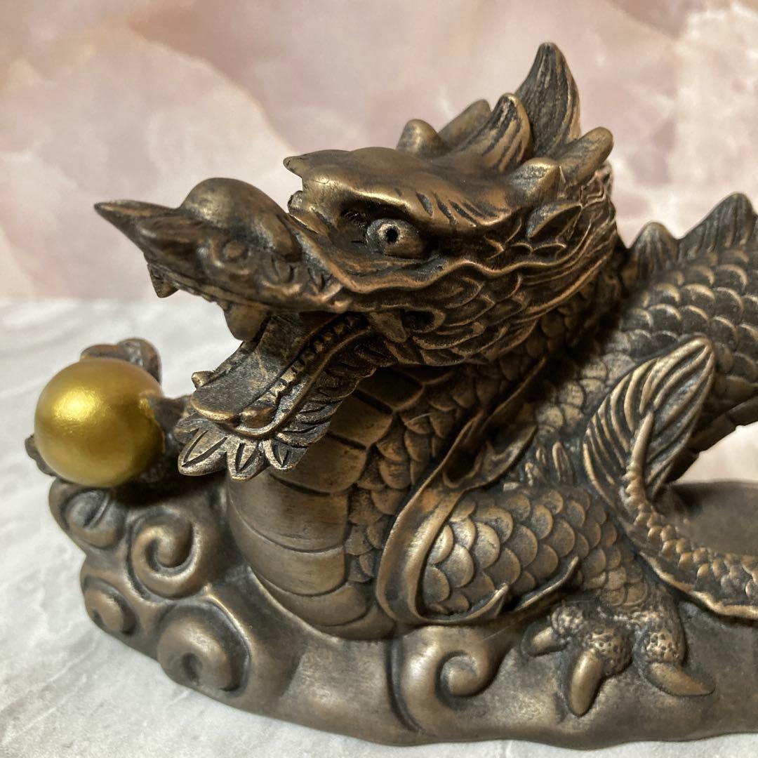 木像　金吾龍神社公認　荒波々幾龍神