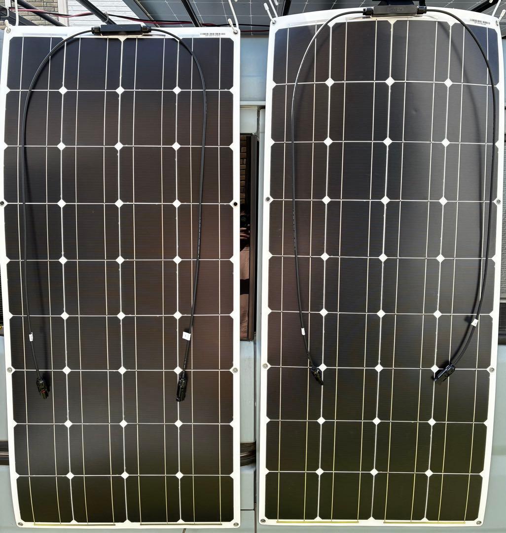 フレキシブルソーラーパネル 100w DOKIO社製