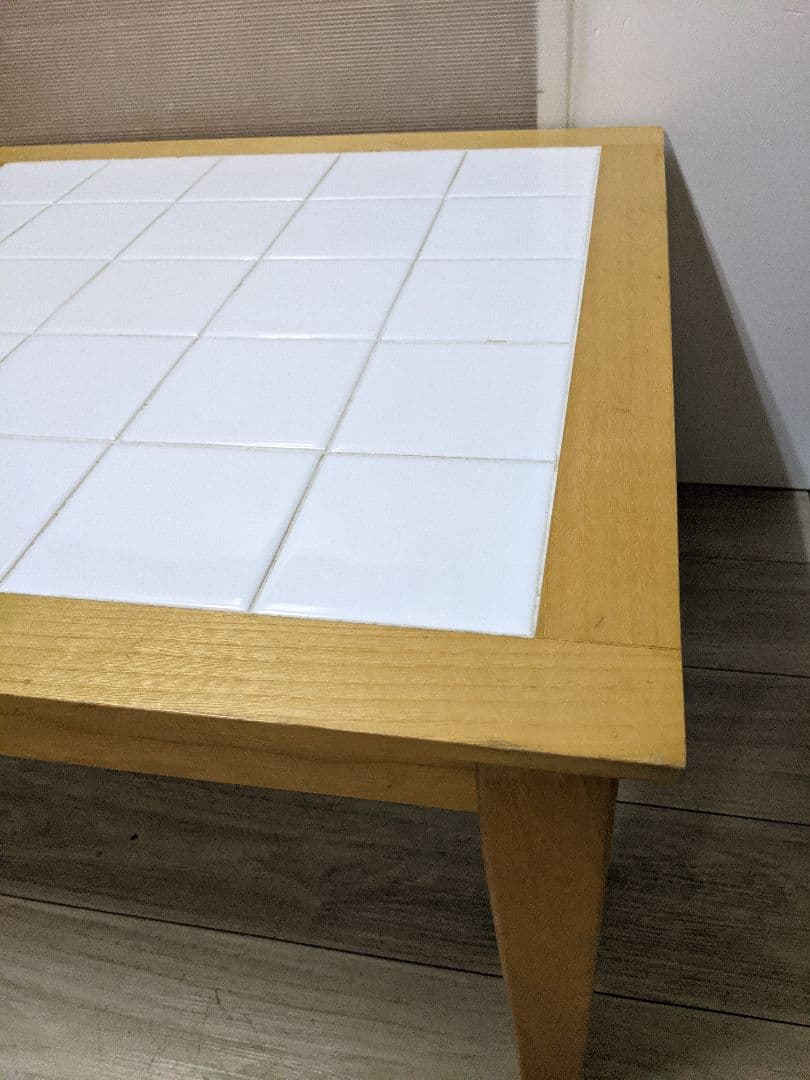 タイルトップ　 ローテーブル センターテーブル 座卓 木製