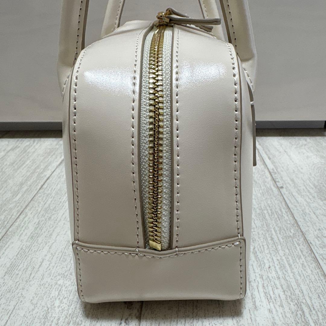 バッグ herlipto Trois Logo Mini Boston Bag