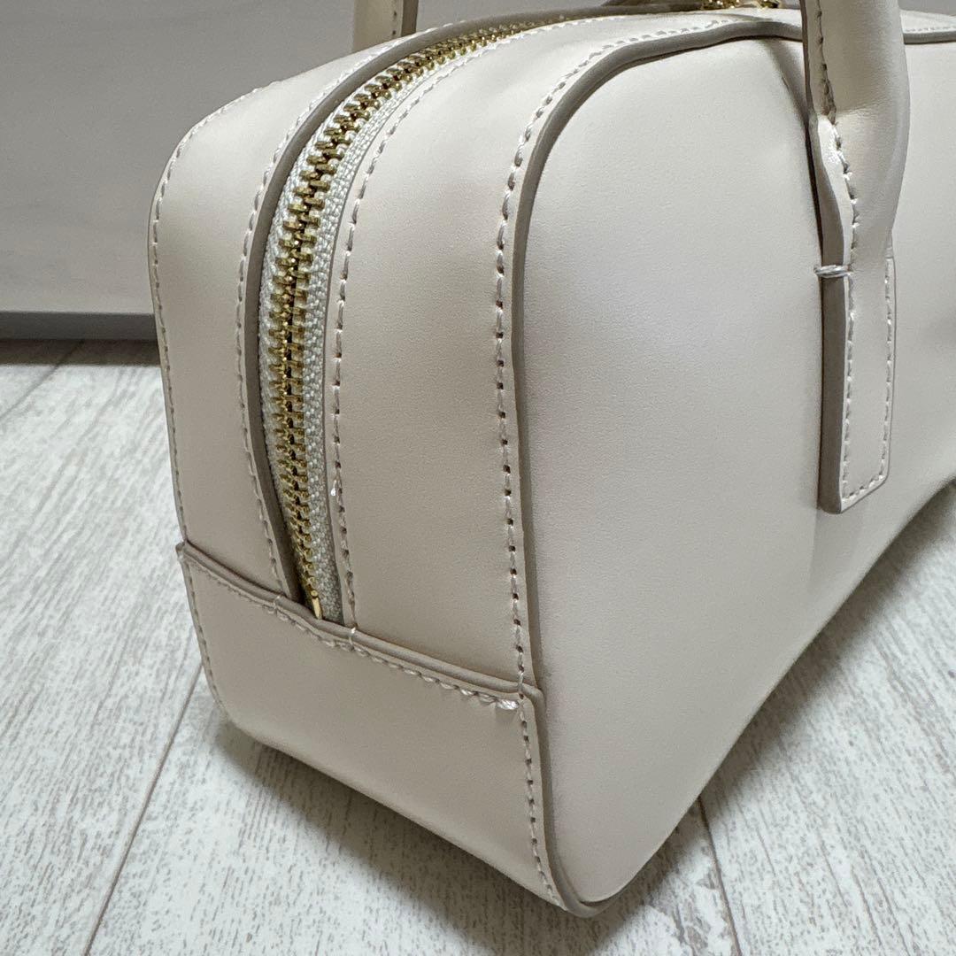 バッグ herlipto Trois Logo Mini Boston Bag