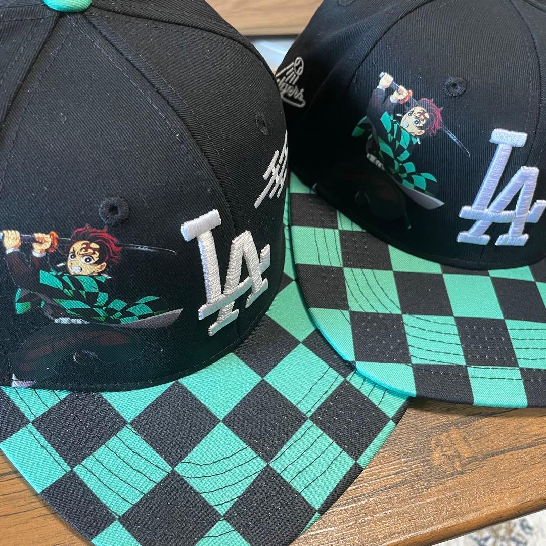 【LA 限定品】ドジャース 鬼滅の刃 コラボキャップ　2セット