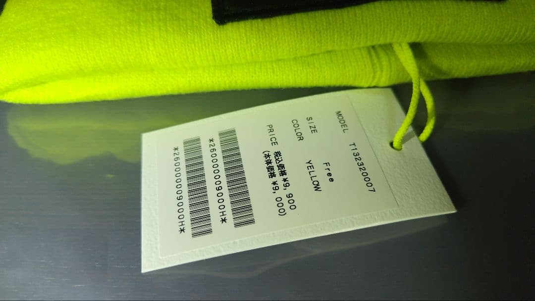 新品未使用　TFW49 イエローキャップ フリーサイズ　定価9,900円