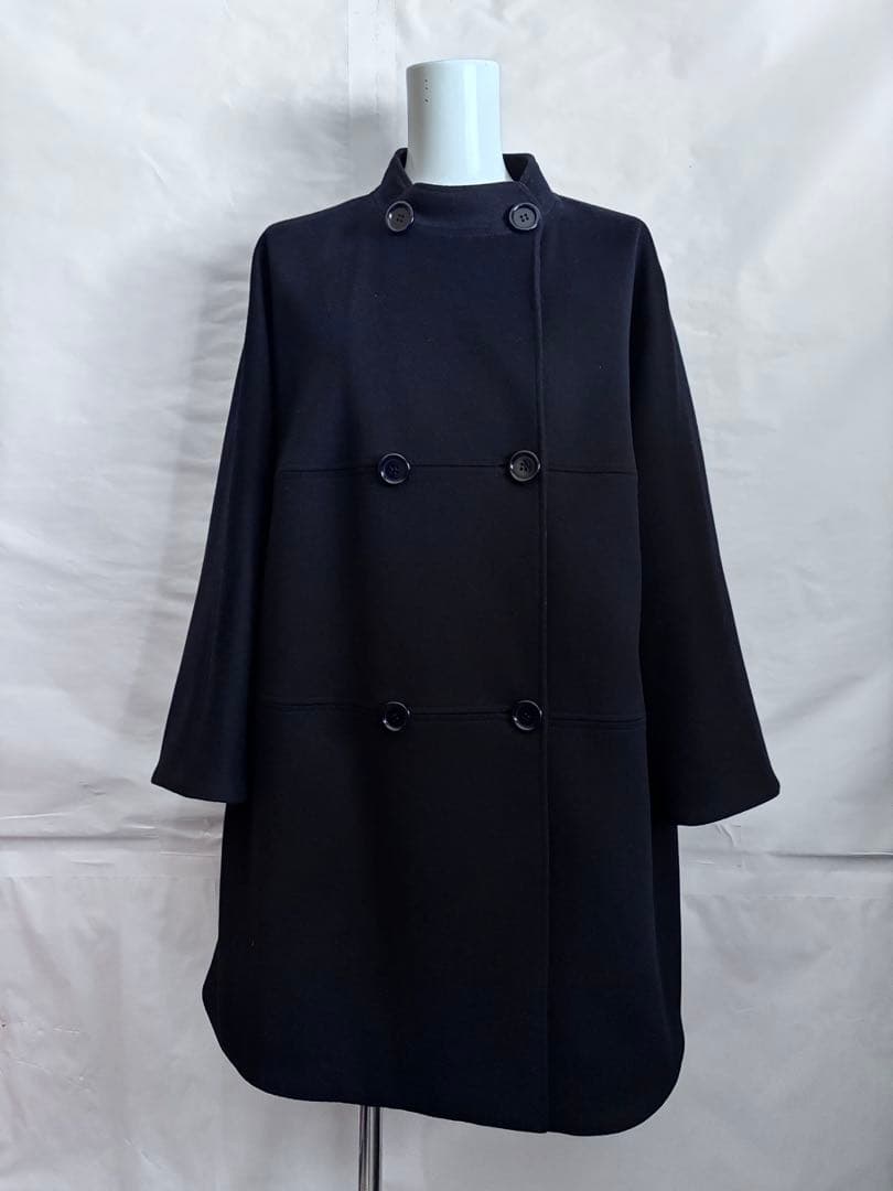 アスペジ　ロロピアーナ　ドルマンスリーブ　ポンチョピーコート Aライン　美品