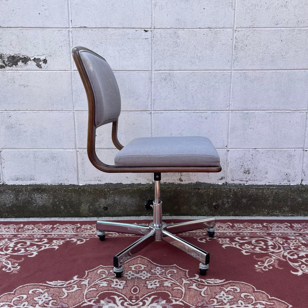 karimoku カリモク家具◾️キャスター付きデスクチェア 椅子 イス 木製家具