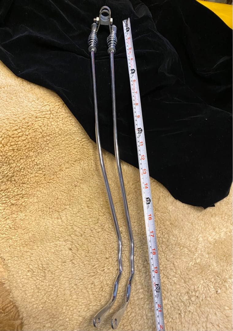 貴重　新品未使用　昭和　実用車　補助フォーク　アンティーク　ロッドブレーキ　運搬