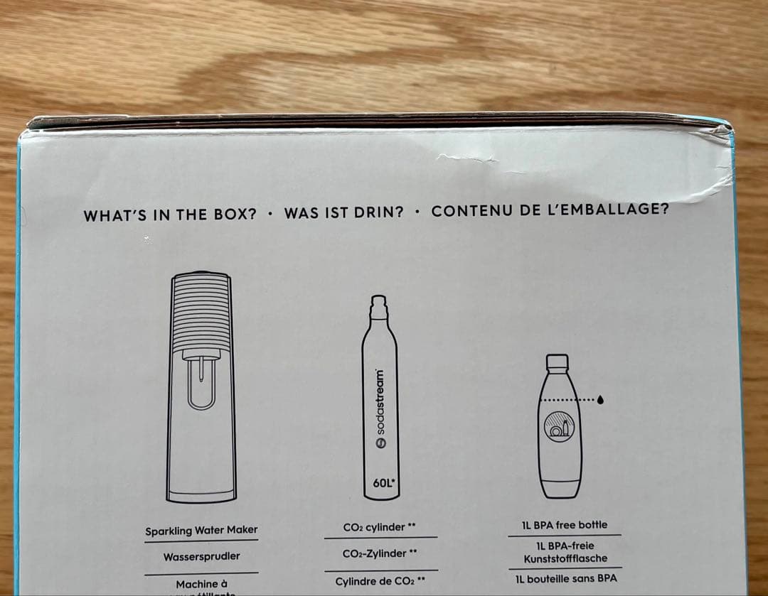 【新品未使用】sodastream TERRA 炭酸水メーカー　ソーダストリーム