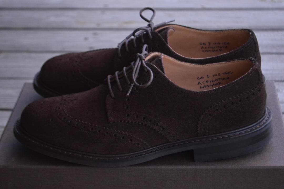 着用1回　CHURCH'S　NEWARK　65F　ダークブラウン　103ラスト