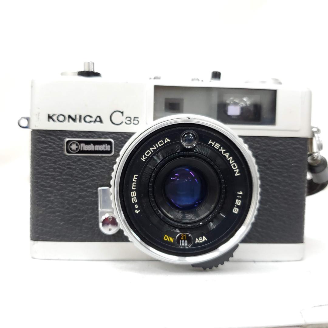 フィルムカメラ KONICA C35 Flash matic F1225-251-5p p