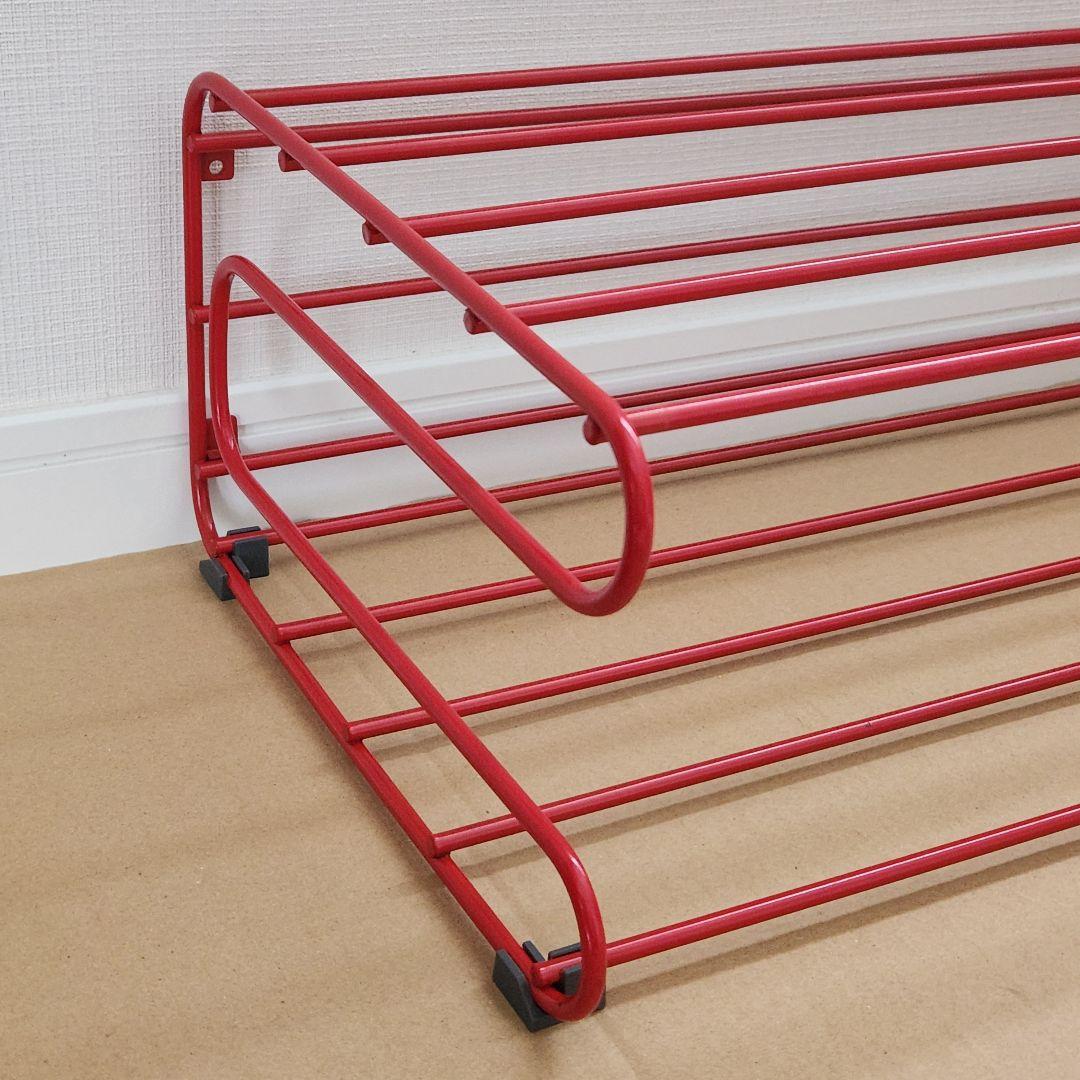 レトロポップ ウォールシェルフ ラック スチール オールド アメリカン 当時もの