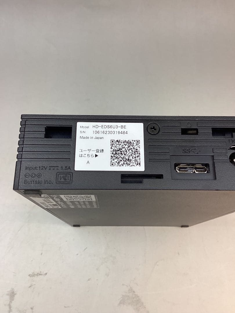 BUFFALO バッファロー 外付けHDD 6TB HD-EDS6U3-BE