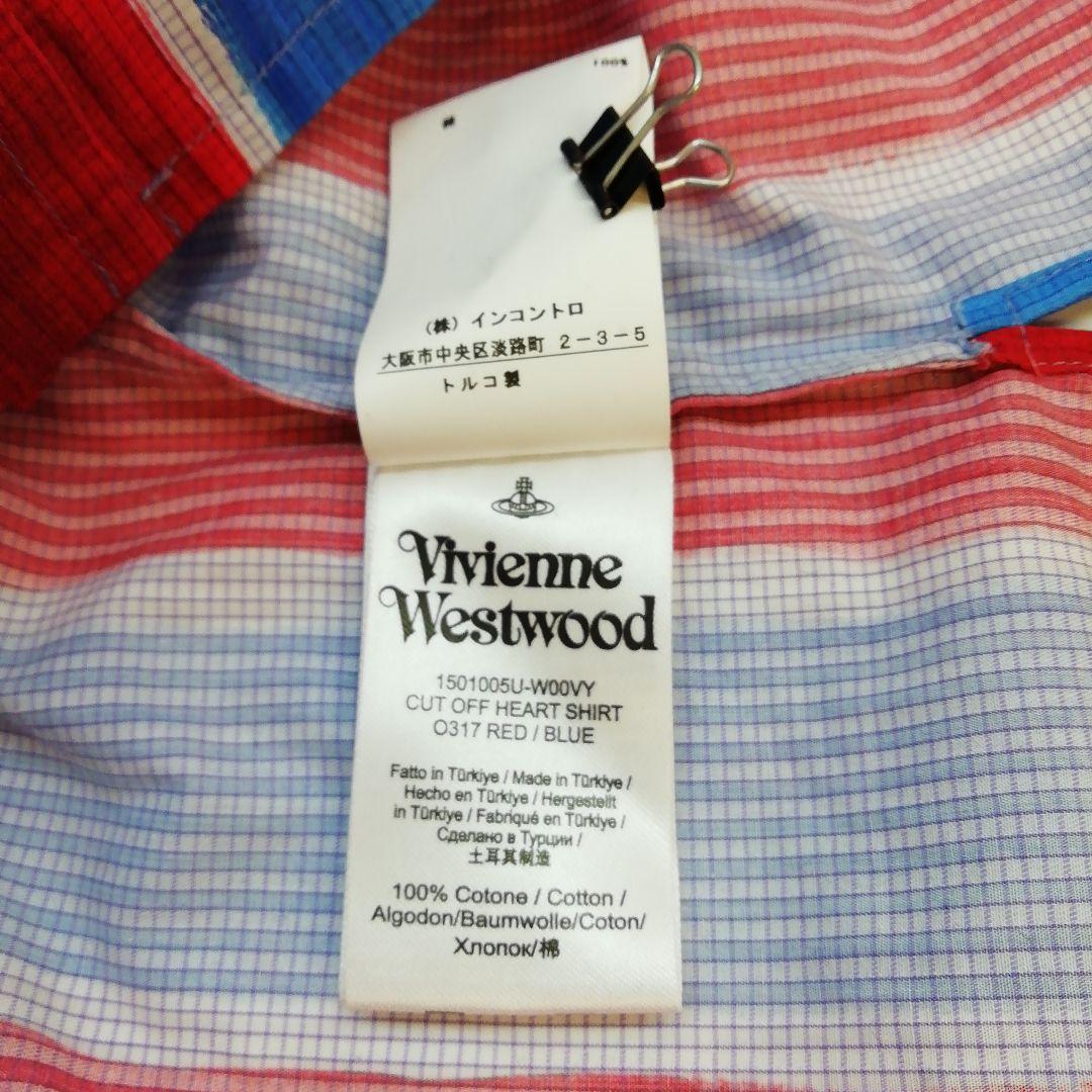 vivienne westwood　カットオフハートシャツ　72-0210-1B