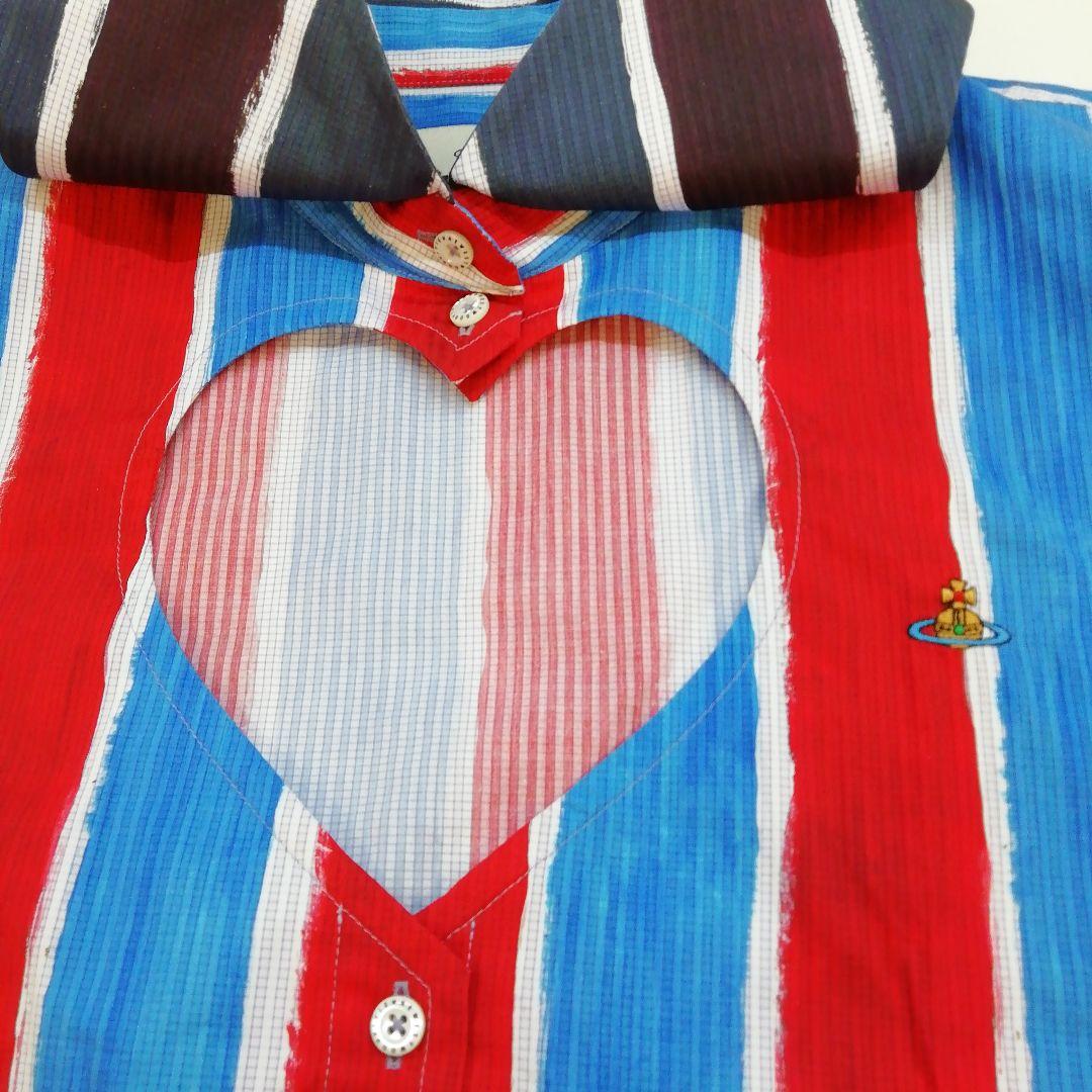 vivienne westwood　カットオフハートシャツ　72-0210-1B