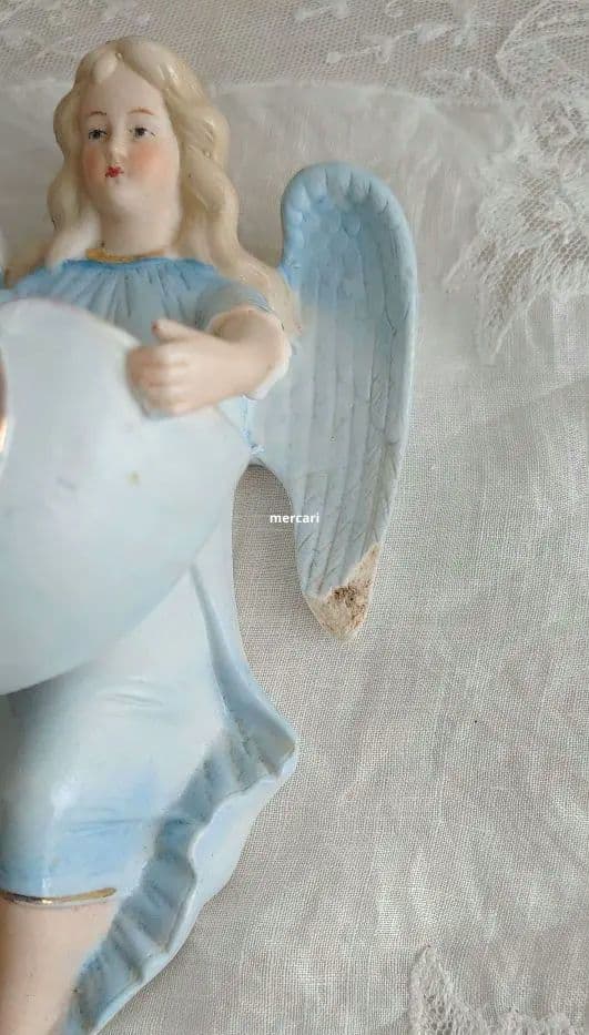 フランスアンティーク ベニチエ 天使の聖水盤