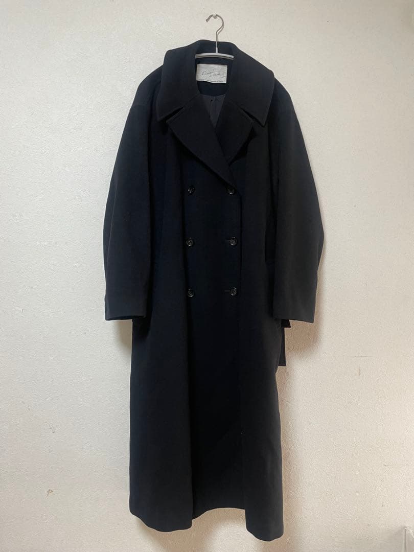 Dessin de mode STUDIOUS インパーテッドウールコート 黒