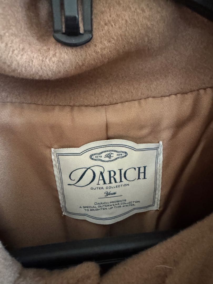 1月まで Darich ドロップショルダージャケットコート FLサイズ