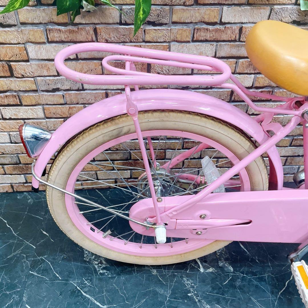 【13】子供用自転車 子供車 ピンク 18インチ シングル